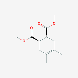 molecular formula C12H18O4 B2880592 dimethyl (1R,2R)-4,5-dimethyl-4-cyclohexene-1,2-dicarboxylate CAS No. 1881275-59-7
