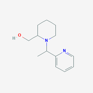 B2880674 (1-(1-(Pyridin-2-yl)ethyl)piperidin-2-yl)methanol CAS No. 1289387-51-4