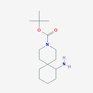 B2880814 Tert-butyl 7-amino-3-azaspiro[5.5]undecane-3-carboxylate CAS No. 1784017-39-5