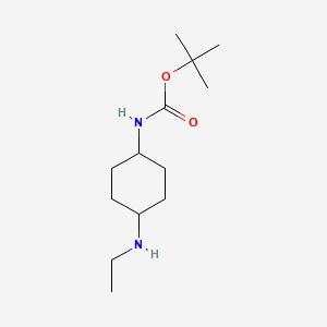 molecular formula C13H26N2O2 B2880817 tert-Butyl (4-(ethylamino)cyclohexyl)carbamate CAS No. 1286273-02-6