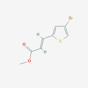molecular formula C8H7BrO2S B2880831 Methyl 3-(4-bromo-thiophen-2-yl)-acrylate CAS No. 91150-58-2