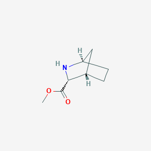 molecular formula C8H13NO2 B2880844 Methyl (1R,3R,4S)-2-azabicyclo[2.2.1]heptane-3-carboxylate CAS No. 2287246-68-6