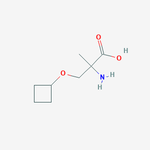 molecular formula C8H15NO3 B2880857 O-cyclobutyl-2-methylserine CAS No. 1248647-28-0