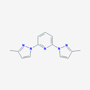 molecular formula C13H13N5 B288087 2,6-bis(3-methyl-1H-pyrazol-1-yl)pyridine 