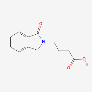 molecular formula C12H13NO3 B2880891 4-(1-Oxoisoindolin-2-yl)butanoic acid CAS No. 101004-97-1