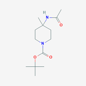 tert-Butyl 4-acetamido-4-methylpiperidine-1-carboxylate