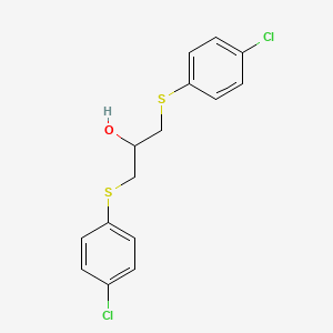 1,3-Bis[(4-chlorophenyl)sulfanyl]propan-2-ol