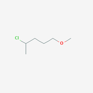 molecular formula C6H13ClO B2880926 4-Chloro-1-methoxypentane CAS No. 22461-51-4
