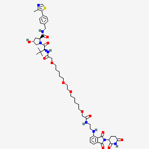 molecular formula C53H72N8O13S B2880948 PROTAC CRBN Degrader-1 