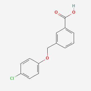molecular formula C14H11ClO3 B2880999 3-[(4-Chlorophenoxy)methyl]benzoic acid CAS No. 30082-43-0