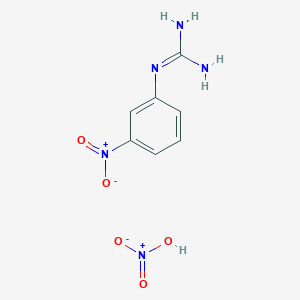 molecular formula C7H9N5O5 B028811 3-硝基苯基胍硝酸盐 CAS No. 142992-99-2