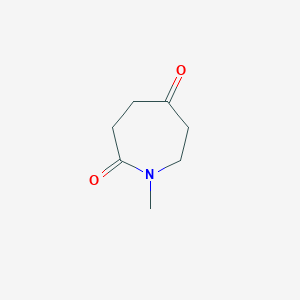molecular formula C7H11NO2 B2881176 1-Methylazepane-2,5-dione CAS No. 879399-11-8