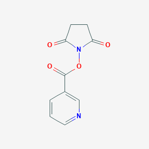 molecular formula C10H8N2O4 B028812 Nicotinic Acid N-Hydroxysuccinimide Ester CAS No. 78348-28-4