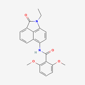 N-(1-ethyl-2-oxo-1,2-dihydrobenzo[cd]indol-6-yl)-2,6-dimethoxybenzamide