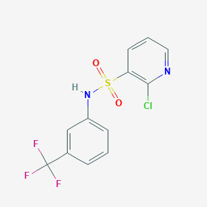 2-chloro-N-[3-(trifluoromethyl)phenyl]pyridine-3-sulfonamide