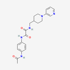 N1-(4-acetamidophenyl)-N2-((1-(pyridin-3-yl)piperidin-4-yl)methyl)oxalamide