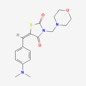 (E)-5-(4-(dimethylamino)benzylidene)-3-(morpholinomethyl)thiazolidine-2,4-dione