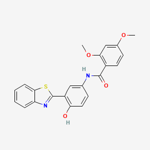 N-(3-(benzo[d]thiazol-2-yl)-4-hydroxyphenyl)-2,4-dimethoxybenzamide