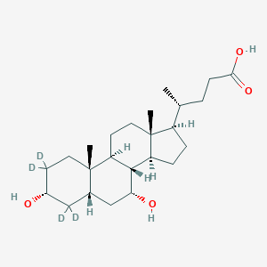molecular formula C24H40O4 B028813 Chenodeoxycholic Acid-d4 CAS No. 99102-69-9