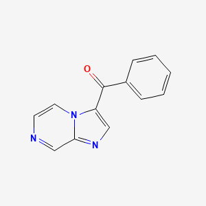 molecular formula C13H9N3O B2881533 Imidazo[1,2-a]pyrazin-3-yl(phenyl)methanone CAS No. 90734-76-2