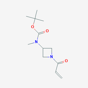 Tert-butyl N-methyl-N-(1-prop-2-enoylazetidin-3-yl)carbamate