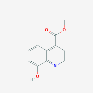 molecular formula C11H9NO3 B2881631 Methyl 8-hydroxyquinoline-4-carboxylate CAS No. 71294-66-1