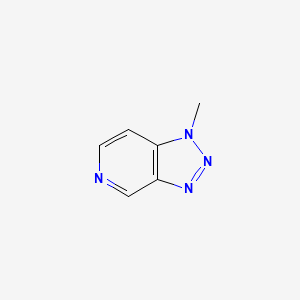 molecular formula C6H6N4 B2881681 1-methyl-1H-[1,2,3]triazolo[4,5-c]pyridine CAS No. 57680-52-1