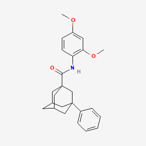 molecular formula C25H29NO3 B2881742 N-(2,4-dimethoxyphenyl)-3-phenyladamantane-1-carboxamide CAS No. 714260-87-4