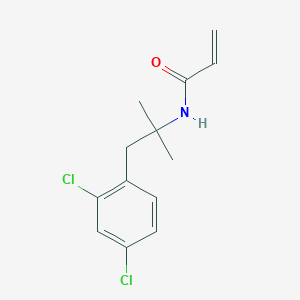 molecular formula C13H15Cl2NO B2881852 N-[1-(2,4-Dichlorophenyl)-2-methylpropan-2-yl]prop-2-enamide CAS No. 2361863-95-6