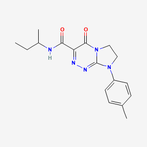 molecular formula C17H21N5O2 B2881942 N-(butan-2-yl)-8-(4-methylphenyl)-4-oxo-4H,6H,7H,8H-imidazo[2,1-c][1,2,4]triazine-3-carboxamide CAS No. 946229-58-9
