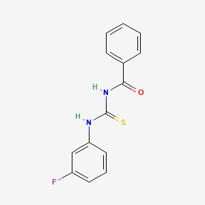 molecular formula C14H11FN2OS B2881975 1-Benzoyl-3-(3-fluorophenyl)thiourea CAS No. 82635-62-9