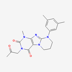 9-(3,5-dimethylphenyl)-1-methyl-3-(2-oxopropyl)-7,8-dihydro-6H-purino[7,8-a]pyrimidine-2,4-dione