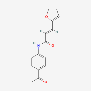 (2E)-N-(4-acetylphenyl)-3-(furan-2-yl)prop-2-enamide