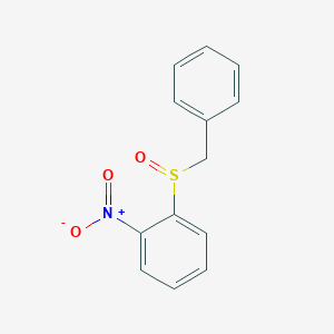 molecular formula C13H11NO3S B2882052 Benzyl 2-nitrophenyl sulfoxide CAS No. 35804-36-5