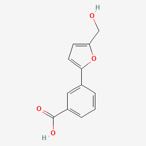 molecular formula C12H10O4 B2882071 3-(5-Hydroxymethyl-furan-2-yl)-benzoic acid CAS No. 679821-90-0