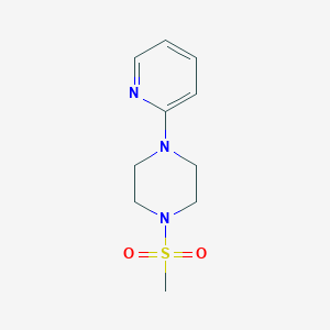 molecular formula C10H15N3O2S B2882100 1-Methanesulfonyl-4-(pyridin-2-yl)piperazine CAS No. 496777-28-7