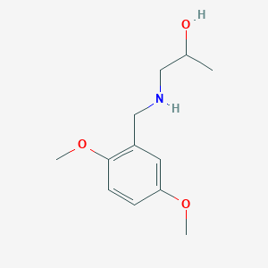 molecular formula C12H19NO3 B2882192 1-((2,5-Dimethoxybenzyl)amino)propan-2-ol CAS No. 861115-43-7