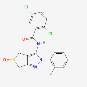 2,5-dichloro-N-[2-(2,4-dimethylphenyl)-5-oxo-4,6-dihydrothieno[3,4-c]pyrazol-3-yl]benzamide