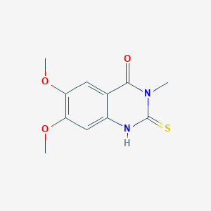 2-mercapto-6,7-dimethoxy-3-methylquinazolin-4(3H)-one