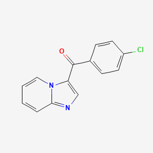 molecular formula C14H9ClN2O B2882437 3-(4-Chlorobenzoyl)imidazo[1,2-a]pyridine CAS No. 261948-83-8