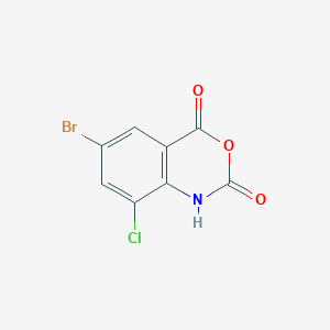 molecular formula C8H3BrClNO3 B2882607 5-Bromo-3-chloroisatoic anhydride CAS No. 1006619-82-4