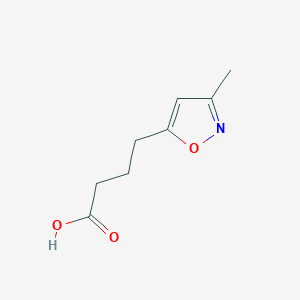 molecular formula C8H11NO3 B2882625 4-(3-Methyl-1,2-oxazol-5-yl)butanoic acid CAS No. 1368098-73-0