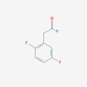 molecular formula C8H6F2O B2882711 2-(2,5-Difluorophenyl)acetaldehyde CAS No. 109346-82-9