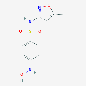 molecular formula C10H11N3O4S B028829 Sulfamethoxazole hydroxylamine CAS No. 114438-33-4