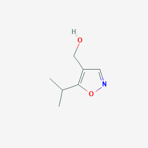 molecular formula C7H11NO2 B2883076 (5-Isopropylisoxazol-4-yl)methanol CAS No. 1889402-96-3