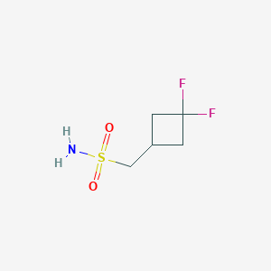 molecular formula C5H9F2NO2S B2883091 (3,3-Difluorocyclobutyl)methanesulfonamide CAS No. 1850911-31-7