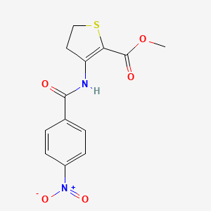 Methyl 3-(4-nitrobenzamido)-4,5-dihydrothiophene-2-carboxylate