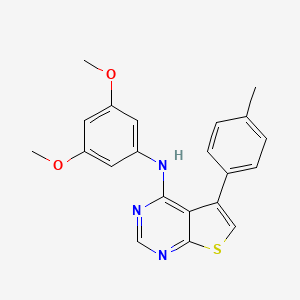 N-(3,5-dimethoxyphenyl)-5-(4-methylphenyl)thieno[2,3-d]pyrimidin-4-amine
