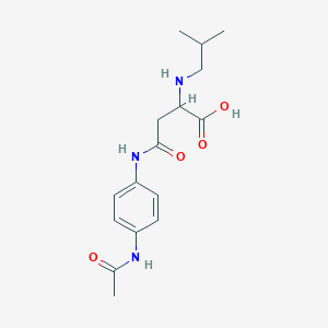 4-((4-Acetamidophenyl)amino)-2-(isobutylamino)-4-oxobutanoic acid