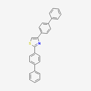 B2883337 2,4-Bis(4-biphenylyl)thiazole CAS No. 13355-31-2